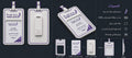 حامل بطاقه الدوام ID Card holder بنك وربه