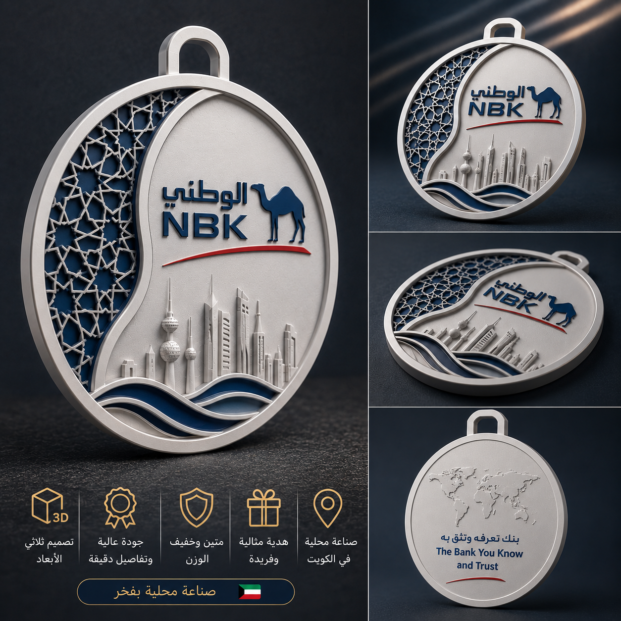 ميدالية البنك الوطني الكويتي (NBK)