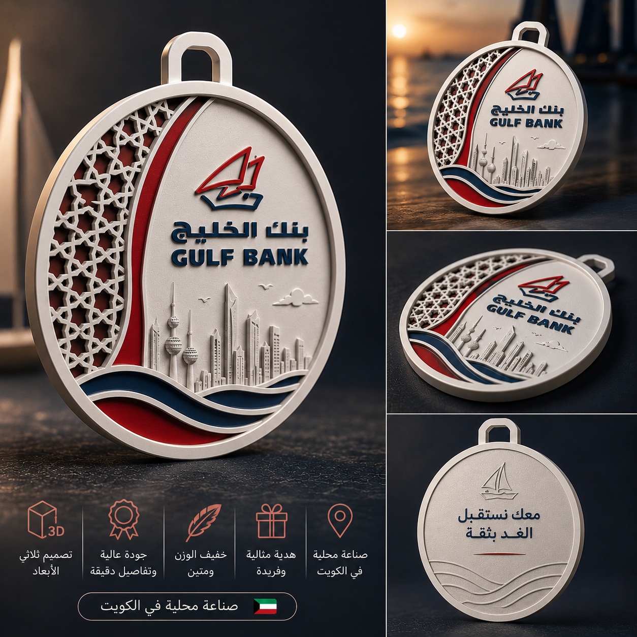 ميداليه بنك الخليج