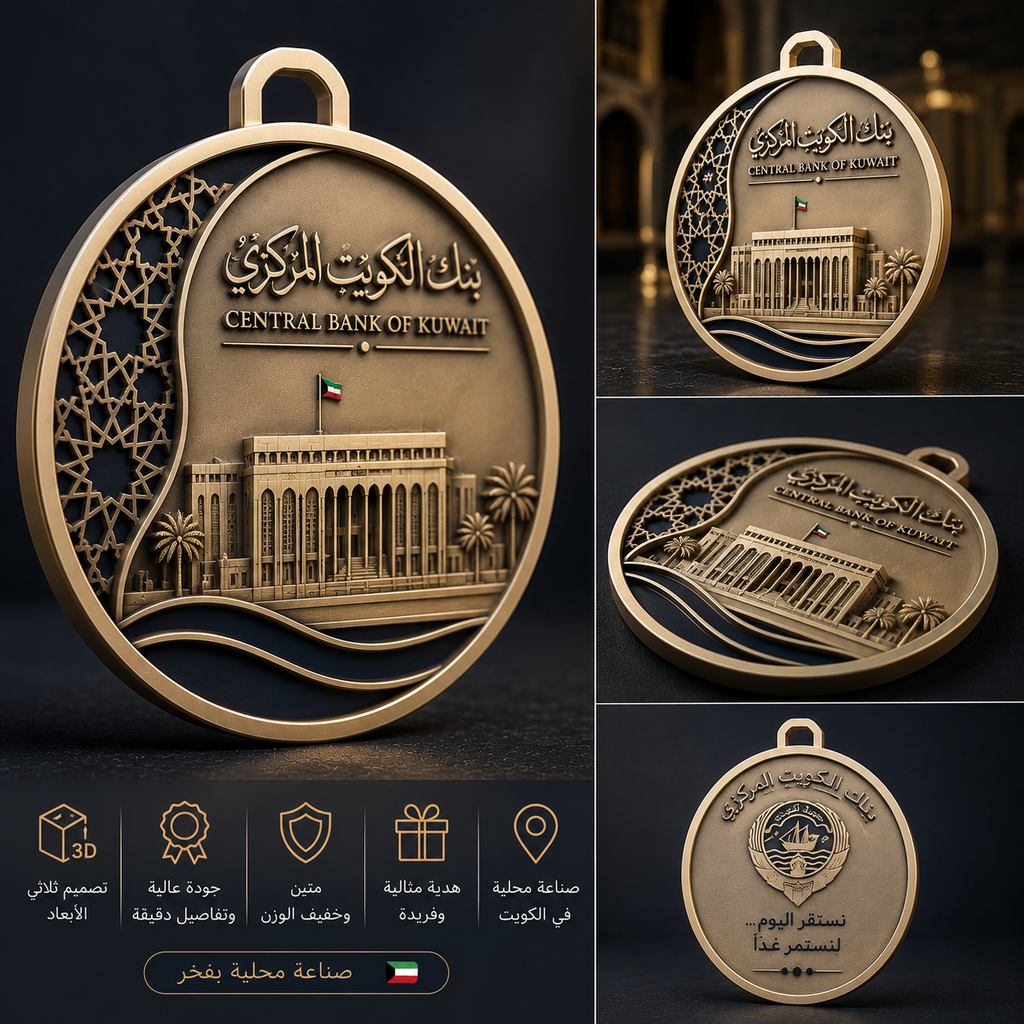 ميداليه بنك الكويت المركزي